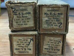 NEW LOT OF SUNNEN MANDREL NOF.L 1500 F.L 960 , S.L. 840 F.L 1400