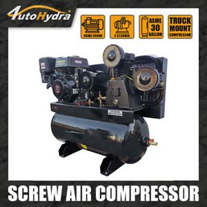 13HP Trucks Fit Gas-Powered Truck Bed MAX 125PSI Piston Air Compressor