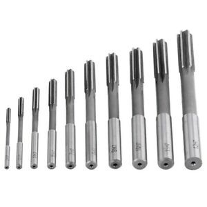 Milling Cutter 10pcs HSS Straight Flute Cutting Reamer Machine Milling Cutter