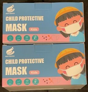 Zhuyi Kids friendly Face Mask three layer protection 100 Pcs (Brand New Sealed) 