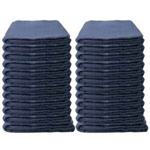 Moving Blankets (24-Pack) 72&#034; X 80&#034; - Econo Saver (86 lbs/2 dozen, Blue/Blue)