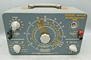 Vintage Paco Resistance Capacity Radio Bridge Model C-20