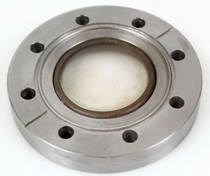 Riber Stainless HV High Vacuum CF Conflat Flange 4.5&#034; Viewport Blank, DN63