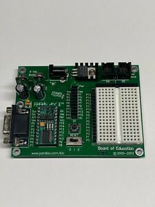 Parallax Board of Education REV C, BASIC Stamp 2 REV. F, Microcontroller Module