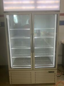 Minus Forty 43-UDGF, Retail two glass door freezer, White,120V 