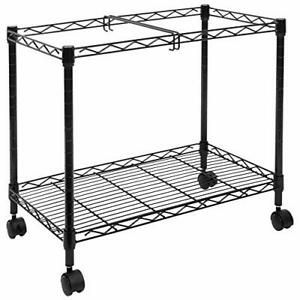 Mount-It Rolling File Cart with Wheels | Mobile Hanging File Folder Rack | Si...