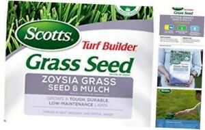 Turf Builder Grass Seed Zoysia Grass Seed and Mulch, 5 lb. - Full Sun and