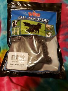 YTex 4 Star Cow All American Ear Tags Blank Identification Cattle BLACK