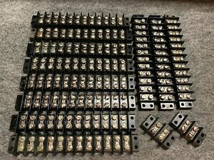 Lot of 13 Vintage Jones Barrier Strips Screw Terminals for Ham Radio