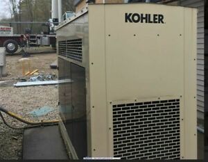 80RZG Kohler LP Natural Gas Generator Enclosed &#039;02