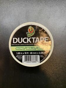 Duck Glow DuckTape 1.88&#034; x 10&#039; 1X Roll Glow-In-The-Dark Duct Tape
