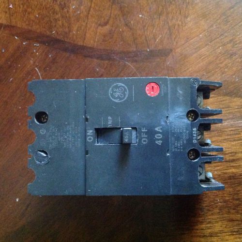 General electric tey340 40a 3-pole 480v circuit breaker for sale