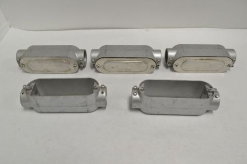 LOT 5 ARLINGTON ASSORTED ELECTRIC CONDUIT OUTLET BODIES 1-1/4 1-1/2IN B218840