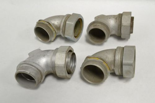 Lot 4 new thomas&amp;betts electrical conduit elbow fitting size 2in b246689 for sale