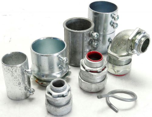 98x NEW Steel Fittings | NEER 1-1/4&#034; Stainless coupling | 1&#034; Steel coupling