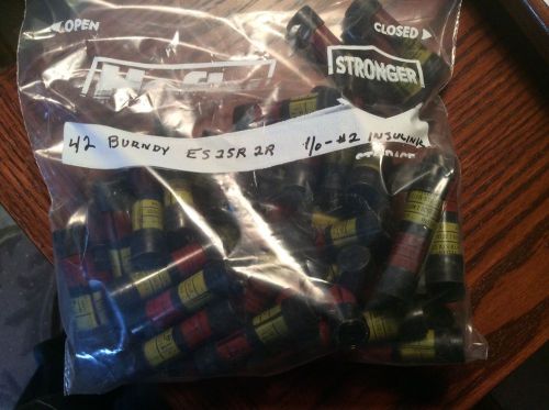 41 burndy es25r2r 1/0  -  #2 insulink service entrance connectors yellow red for sale
