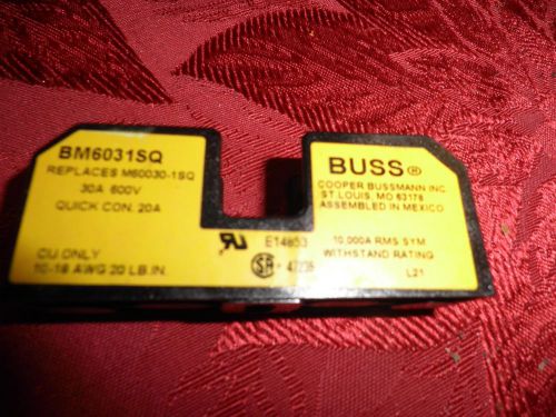 Buss fuse block  bm6031sq for sale