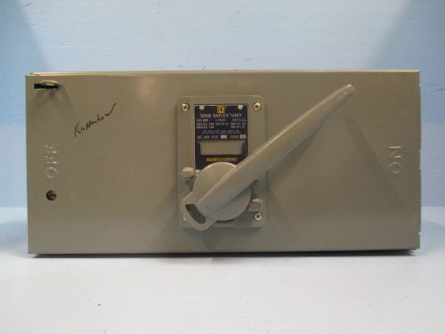 Square D QMB-3620 200 Amp 600 VAC QMB Saflex Unit Fusible Branch Switch 4 Series