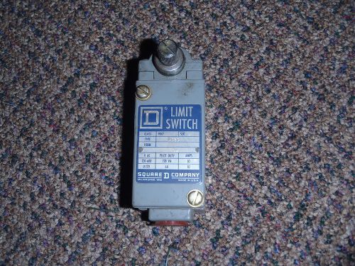 Square d limit switch class 9007 ser. a type b62c for sale