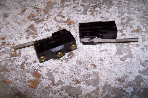 (2) new honeywell bz-2rw80-a2 straight lever limit switch 15 amp 480 vac for sale