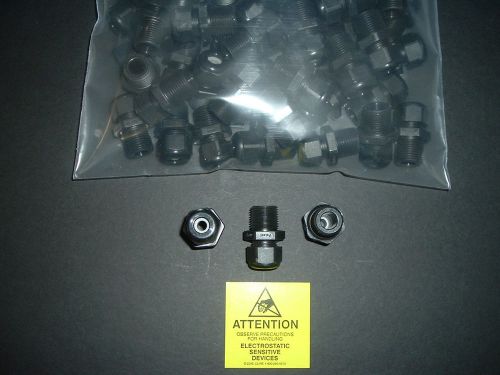 CD09NR-BK Sealcon Dome Fitting Male Nylon Lot of 77 New Units
