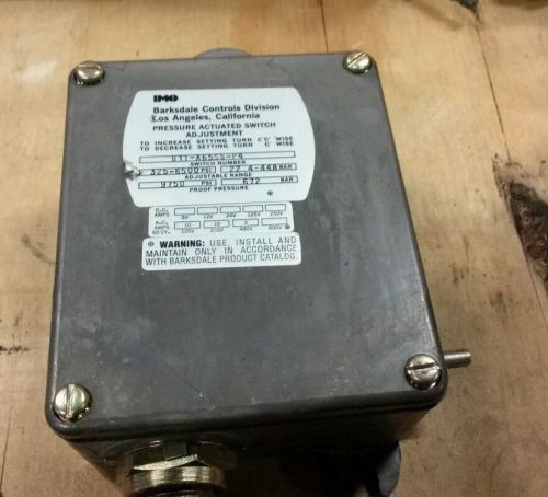 Imo barksdale pressure switch b1t-a65ss-p4  max 9750 psi for sale