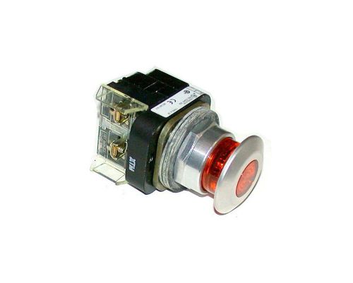 New amber  allen bradley illuminated pushbutton  model 800t-fxp16gd4 for sale