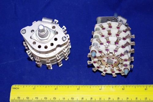 Rotary Switch 3A 350V Ceramic 12P3T 12-pole 3 throw 3-position Silver Contacts