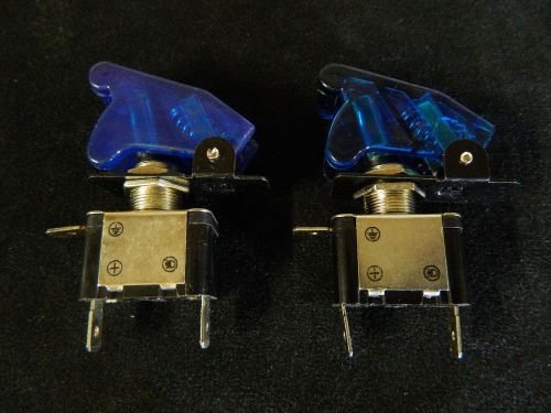 2 pack toggle switch on off blue mini led 12v 20 amp race nitrous ec-3015bl for sale