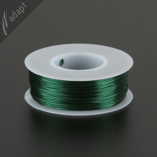 Magnet Wire, Enameled Copper, Green, 24 AWG (gauge), HPN, 155C, 1/4 lb, 200 ft