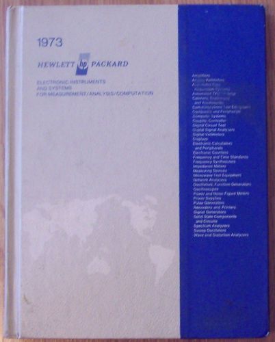 Hewlett Packard HP  1973  Test  &amp;  Measurement Catalog