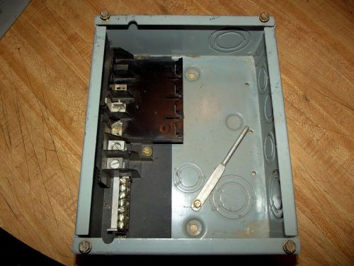 Ge # tl240c - 4 circuit indoor enclosure load center (cover has scratches) for sale
