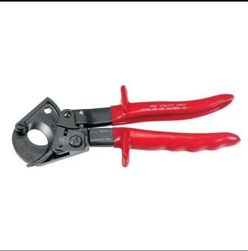 KLEIN TOOLS 63060 Ratchet Cable Cutter, 10&#034;, Shear Cut