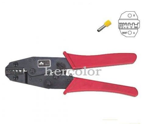 20-10 AWG Insulated and Non-Insulated cable end-sleeves Ratchet Crimping Plier