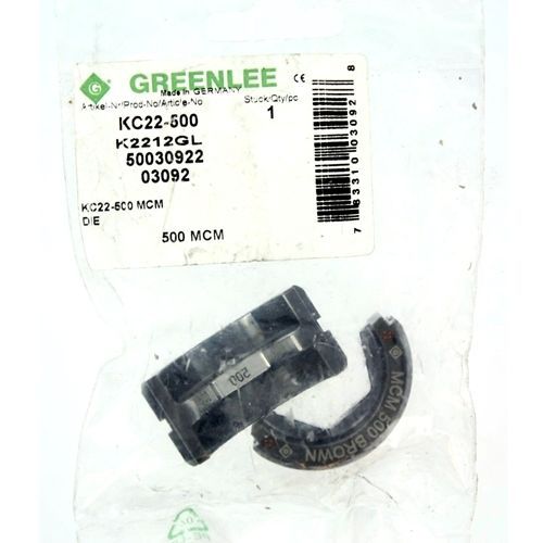Greenlee kc22-500 6-ton crimping die for 500 kcmil (mcm) cable for sale