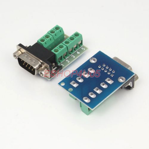 New db9 male adapter signals terminal module rs232 to terminal for sale