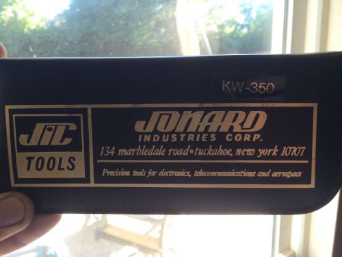 Jonard Industries 3-Piece Wire Wrapping Tool Set with Case KW-350