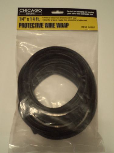 1/4&#034; x 14 ft. protective wire wrap to keep wires protected new in bag for sale