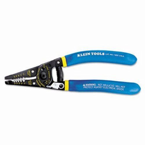 Klein tools wire cutter, 10-18 awg, 7 1/8&#034; length, blue/yellow handle (kln11055) for sale