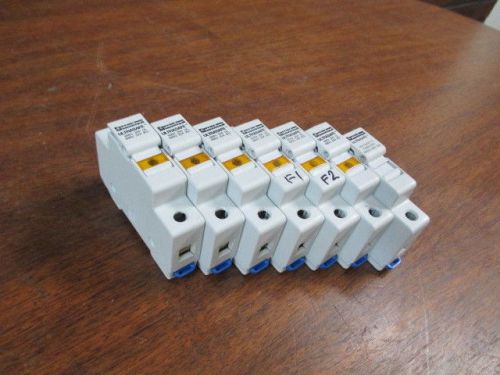 Lot of 7 ferraz shamut ultrasafe fuse holder 600v/30a/ul, 690v/32a/iec for sale