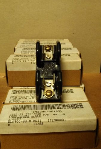 LOT of 10 New General Electric - GE 8411-3 Fuse Holder Block 30A 250VAC       F1