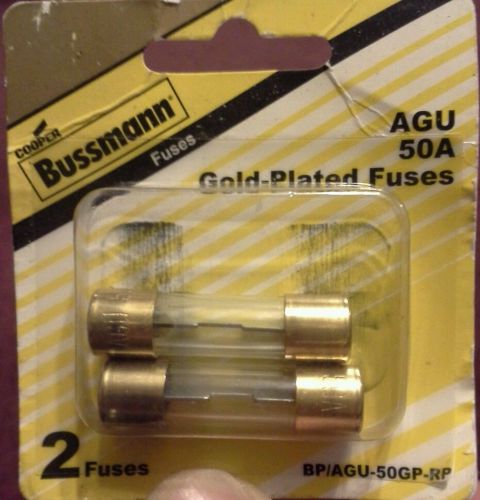Cooper bussmann gold plated fuses 50a