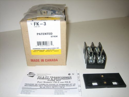 Lot 8 new! hammond primary fuse kits fk-3 fk3 for sale