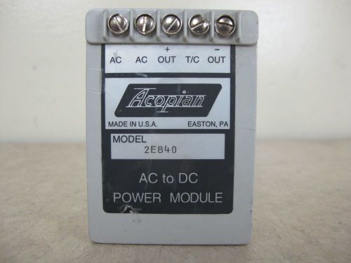 Acopian 2EB40 Mini Encapsulated Linear Regulated AC to DC Power Supply Module