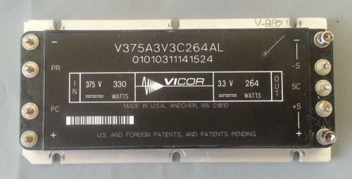 Vicor 3.3V DC-DC Convertor Module Power supply 264W 80A V375A3V3C264AL