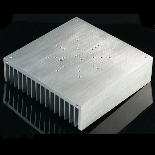 6.7x6.7inch Aluminum Alloy Heat Sink for 20W-100W LED Silver White
