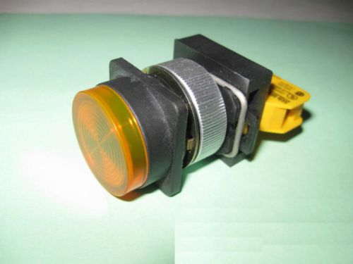 ERSCE 22mm Panel Indicator Light Amber Lens