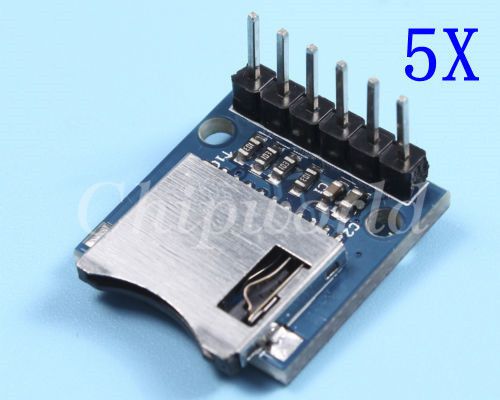 5pcs mini sd card module memory module micro sd card module for arduino avr arm for sale