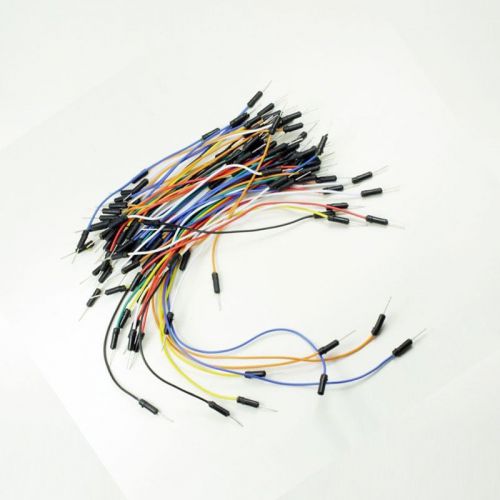 65Pcs Male to Male Solderless Breadboard Jumper Cable Flexible Wires For Arduino