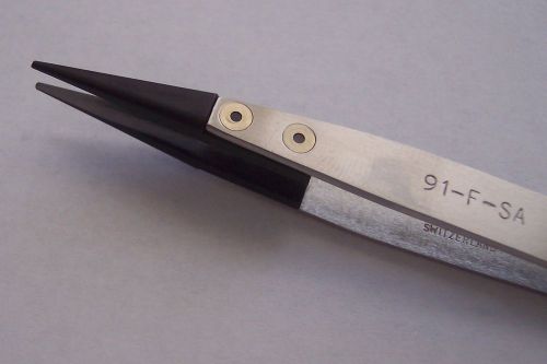 Carbofib Tipped Tweezer Style 91(F)-SA Made In Switzerland